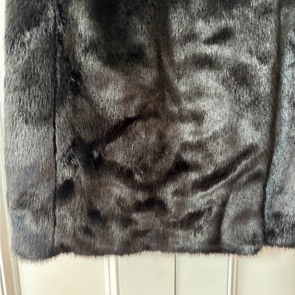 Frankie Shop Dark Brown Faux Fur Coat - Picture 7 of 9